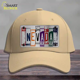 Nevada License Plate Art Novelty License Plate Hat Cotton / Khaki