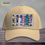 New Jersey License Plate Art Novelty License Plate Hat Cotton / Khaki