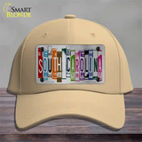 South Carolina License Plate Art Novelty License Plate Hat Cotton / Khaki