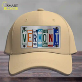 Vermont License Plate Art Novelty License Plate Hat Cotton / Khaki