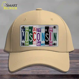 Wisconsin License Plate Art Novelty License Plate Hat Cotton / Khaki