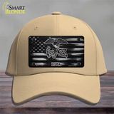 Iowa Carbon Fiber Novelty License Plate Hat Cotton / Khaki