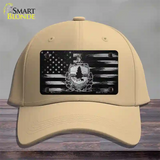 Vermont Carbon Fiber Novelty License Plate Hat Cotton / Khaki