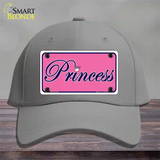 Pink Princess Tiara Novelty License Plate Hat Cotton / Gray