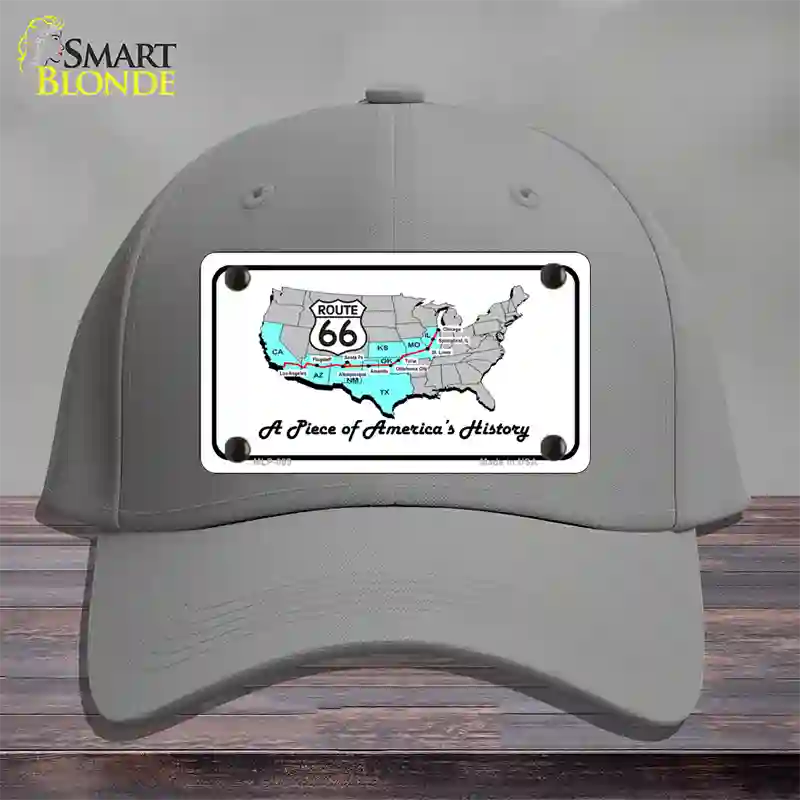 A Piece Of History Novelty License Plate Hat Cotton / Gray