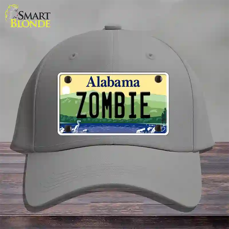 Zombie Alabama Novelty License Plate Hat Cotton / Gray