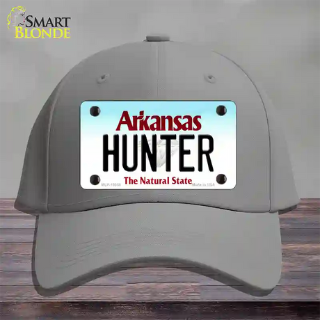 Hunter Arkansas Novelty License Plate Hat Cotton / Gray