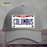 Columbus Ohio Novelty License Plate Hat Cotton / Gray