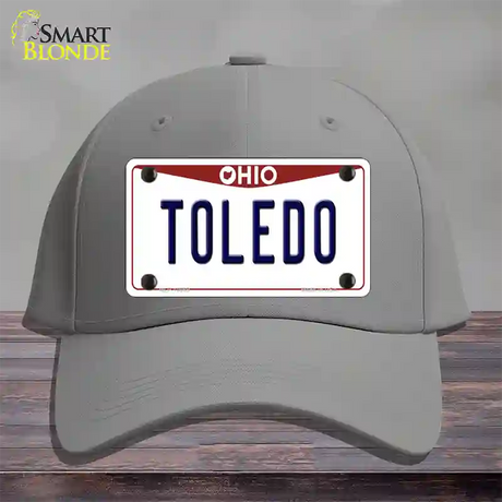 Toledo Ohio Novelty License Plate Hat Cotton / Gray