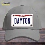 Dayton Ohio Novelty License Plate Hat Cotton / Gray