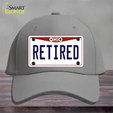 Retired Ohio Novelty License Plate Hat Cotton / Gray