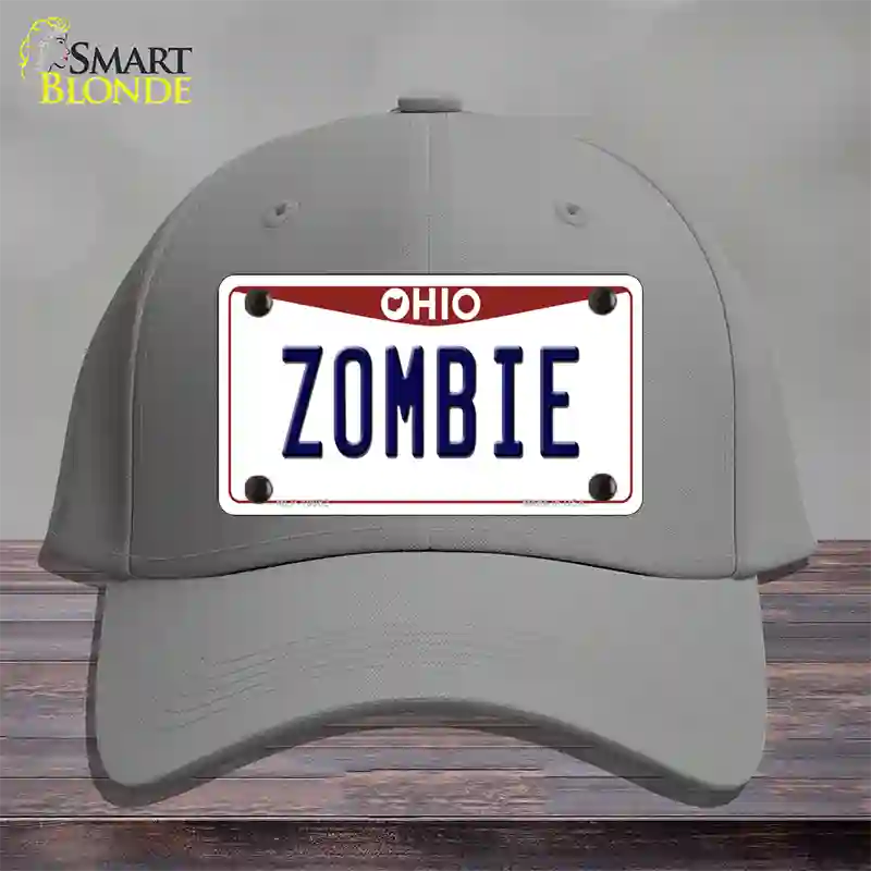 Zombie Ohio Novelty License Plate Hat Cotton / Gray