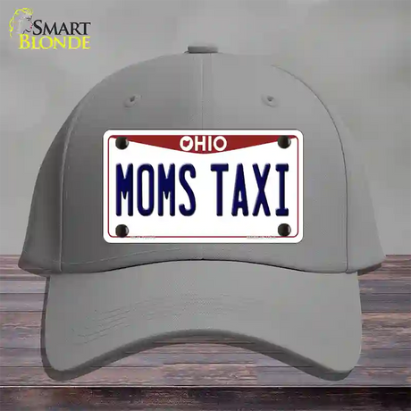 Moms Taxi Ohio Novelty License Plate Hat Cotton / Gray