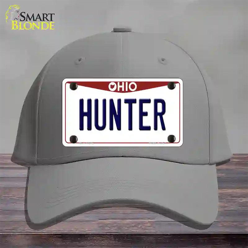 Hunter Ohio Novelty License Plate Hat Cotton / Gray