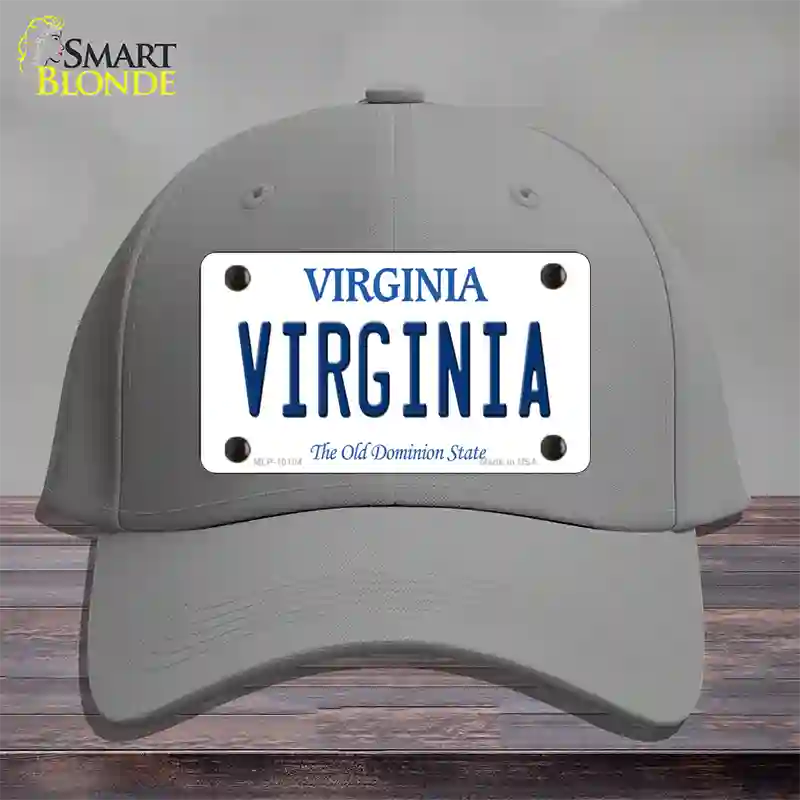 Virginia Old Dominion Novelty License Plate Hat Cotton / Gray