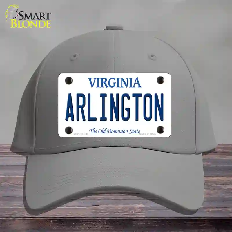 Arlington Virginia Novelty License Plate Hat Cotton / Gray