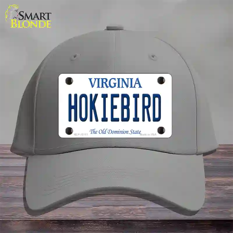 Hokiebird Virginia Novelty License Plate Hat Cotton / Gray