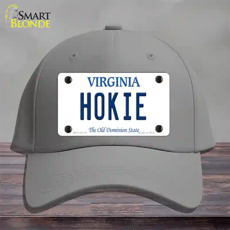 Hokie Virginia Novelty License Plate Hat Cotton / Gray