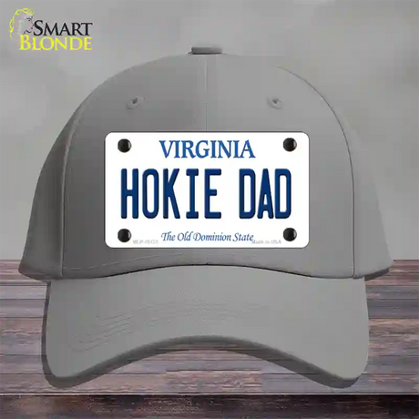 Hokie Dad Virginia Novelty License Plate Hat Cotton / Gray