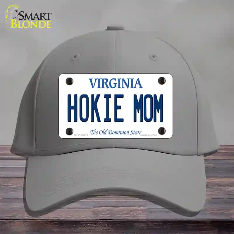 Hokie Mom Virginia Novelty License Plate Hat Cotton / Gray