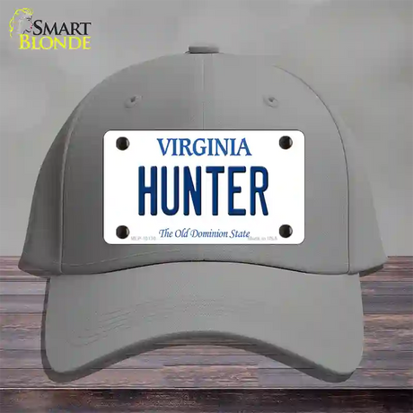 Hunter Virginia Novelty License Plate Hat Cotton / Gray