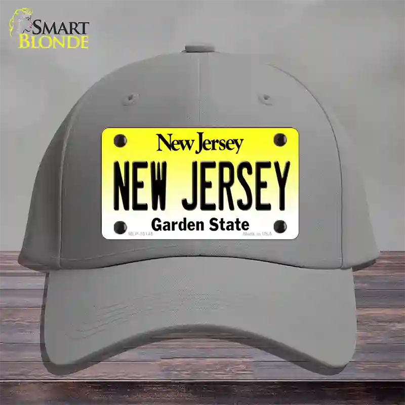 New Jersey Garden State Novelty License Plate Hat Cotton / Gray