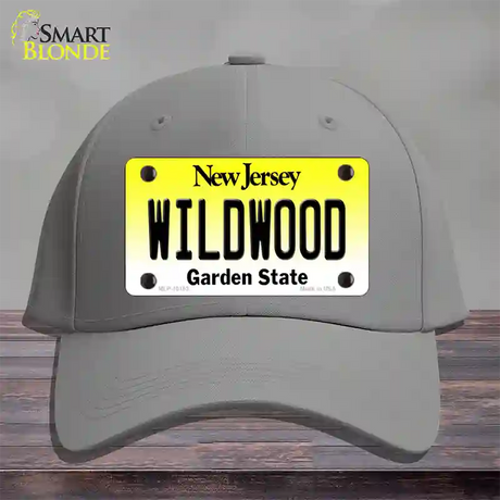 Wildwood New Jersey Novelty License Plate Hat Cotton / Gray