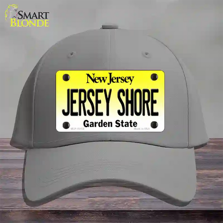 Jersey Shore New Jersey Novelty License Plate Hat Cotton / Gray