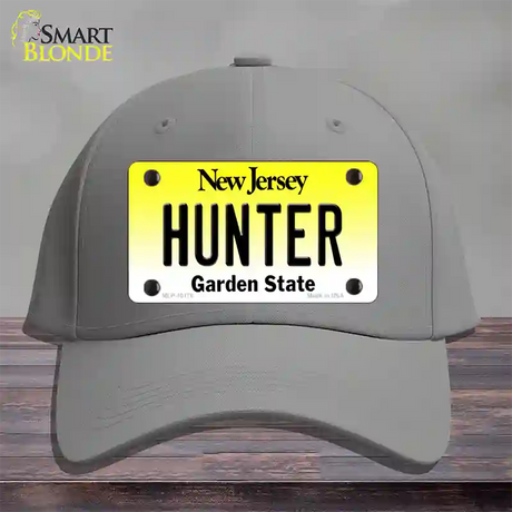 Hunter New Jersey Novelty License Plate Hat Cotton / Gray