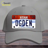 Ogden Utah Novelty License Plate Hat Cotton / Gray