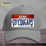 Go Cougars Utah Novelty License Plate Hat Cotton / Gray