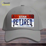 Retired Utah Novelty License Plate Hat Cotton / Gray