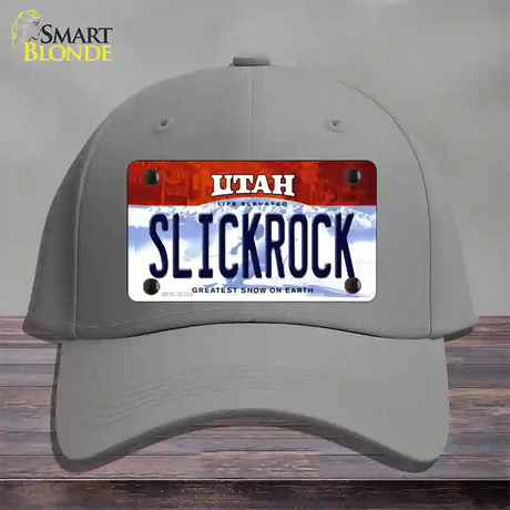 Slickrock Utah Novelty License Plate Hat Cotton / Gray