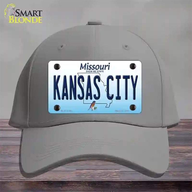 Kansas City Missouri Novelty License Plate Hat Cotton / Gray