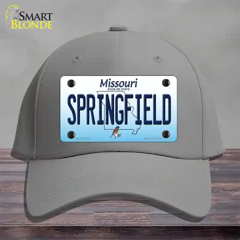 Springfield Missouri Novelty License Plate Hat Cotton / Gray