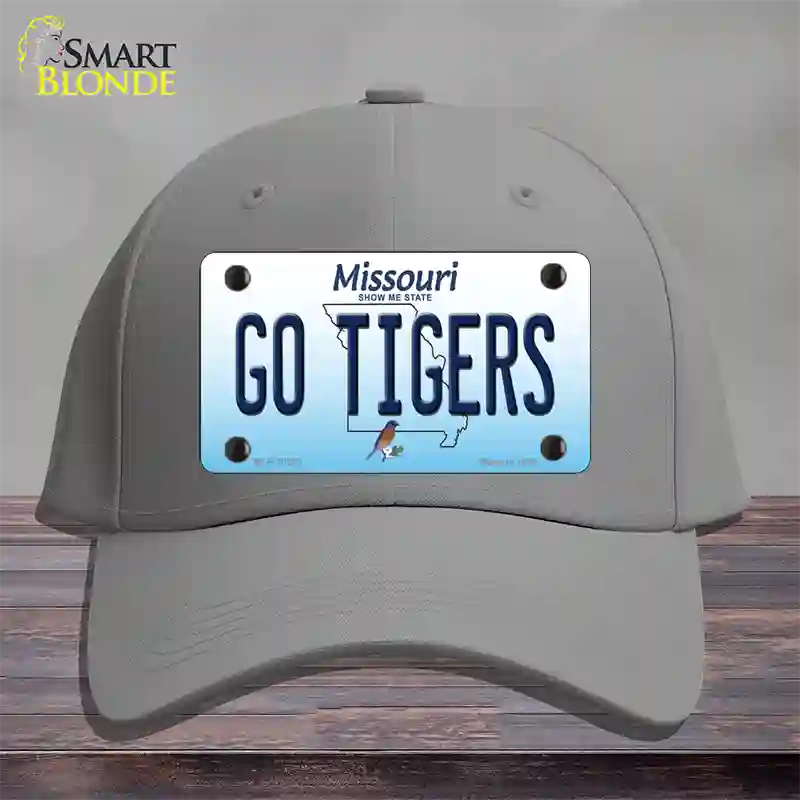 Go Tigers Missouri Novelty License Plate Hat Cotton / Gray