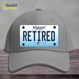 Retired Missouri Novelty License Plate Hat Cotton / Gray