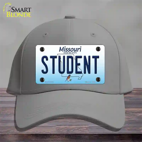 Student Missouri Novelty License Plate Hat Cotton / Gray