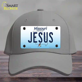 Jesus Missouri Novelty License Plate Hat Cotton / Gray