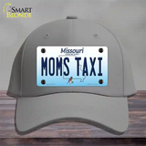 Moms Taxi Missouri Novelty License Plate Hat Cotton / Gray