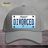 Divorced Missouri Novelty License Plate Hat Cotton / Gray