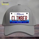 Climber Illinois Novelty License Plate Hat Cotton / Gray