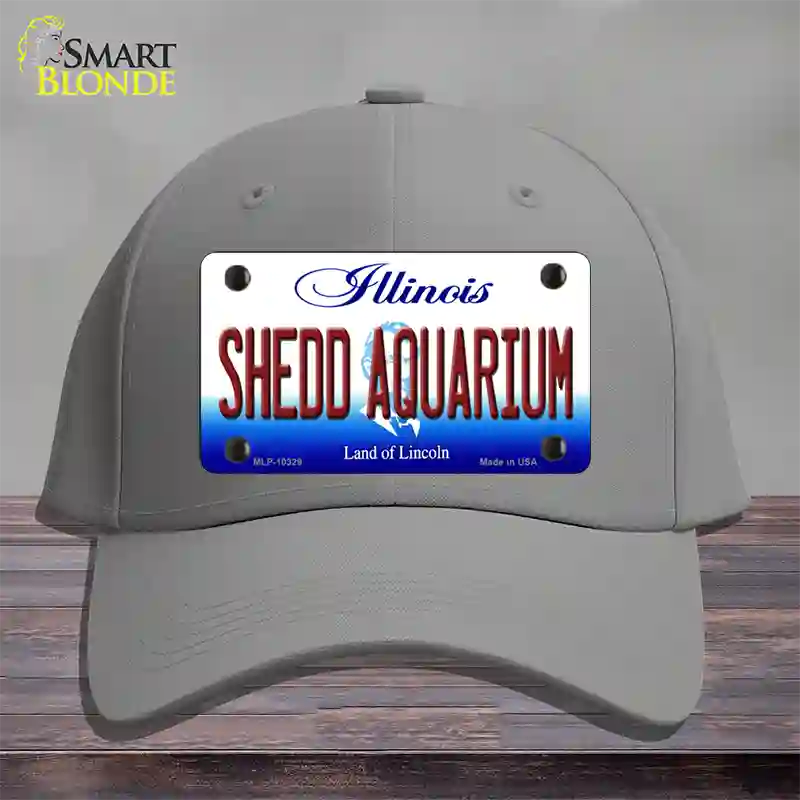 Shedd Aquarium Illinois Novelty License Plate Hat Cotton / Gray