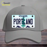 Portland Oregon Novelty License Plate Hat Cotton / Gray