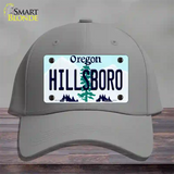 Hillsboro Oregon Novelty License Plate Hat Cotton / Gray