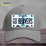 Go Beavers Oregon Novelty License Plate Hat Cotton / Gray