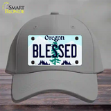 Blessed Oregon Novelty License Plate Hat Cotton / Gray