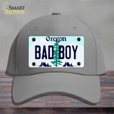 Bad Boy Oregon Novelty License Plate Hat Cotton / Gray