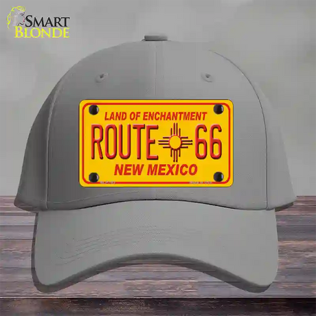 Route 66 New Mexico Novelty License Plate Hat Cotton / Gray