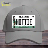 Hottie Maine Novelty License Plate Hat Cotton / Gray